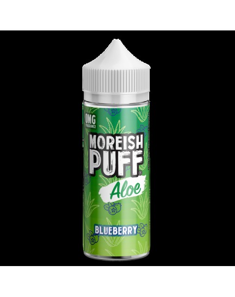 Moreish Puff Aloe Blueberry 0mg 100ml Short Fill E-Liquid