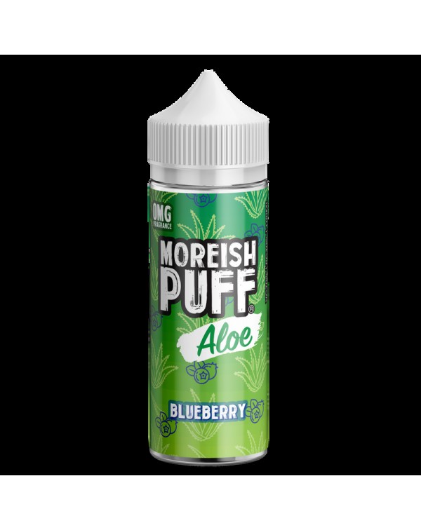 Moreish Puff Aloe Blueberry 0mg 100ml Short Fill E...