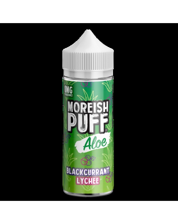 Moreish Puff Aloe Blackcurrant Lychee 0mg 100ml Sh...