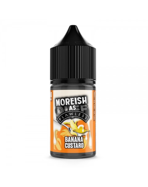 Moreish as Flawless Banana Custard 0mg 25ml Short Fill E-Liquid