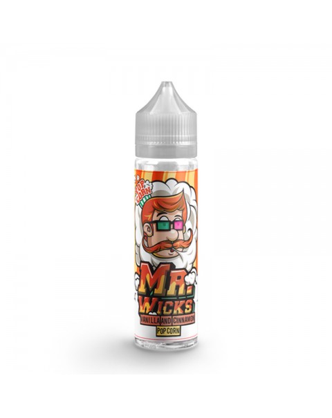 Mr Wicks Vanilla And Cinnamon Popcorn 50ml Short Fill