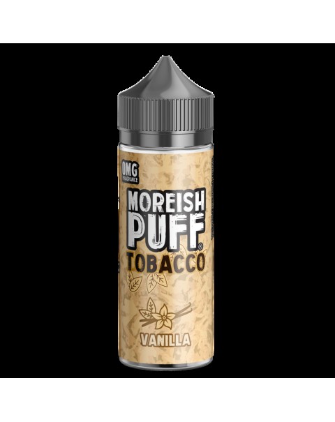 Moreish Puff Tobacco Vanilla 0mg 100ml Short Fill E-Liquid