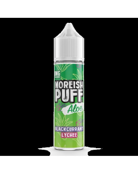 Moreish Puff Aloe Blackcurrant Lychee 0mg 50ml Short Fill E-Liquid