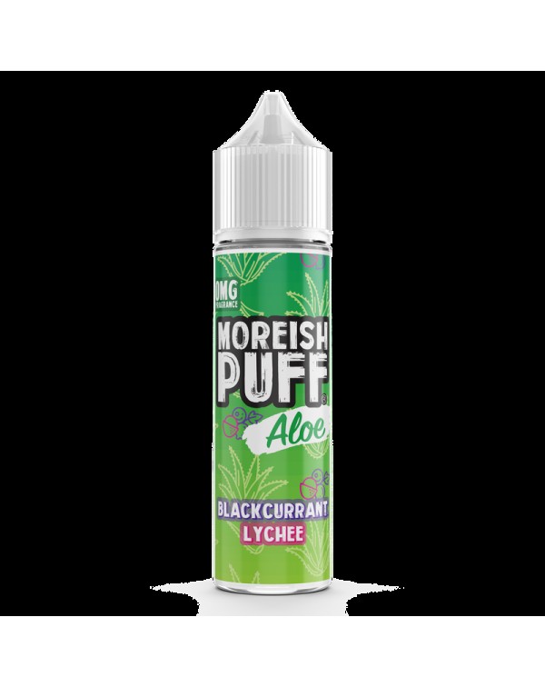 Moreish Puff Aloe Blackcurrant Lychee 0mg 50ml Sho...