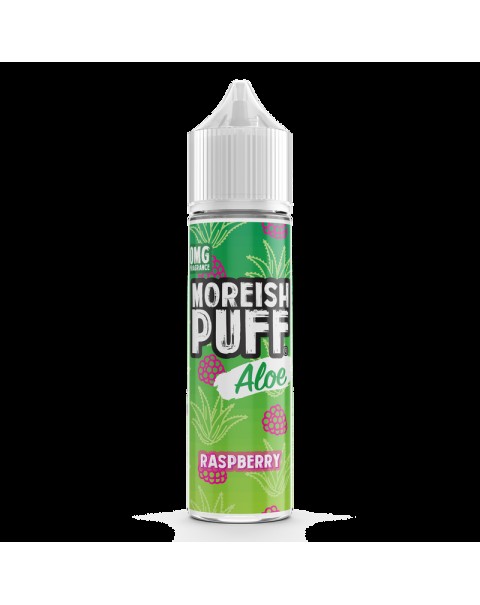 Moreish Puff Aloe Raspberry 0mg 50ml Short Fill E-Liquid