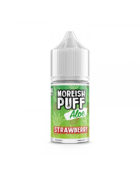 Moreish Puff Aloe Strawberry 0mg 25ml Short Fill E-Liquid