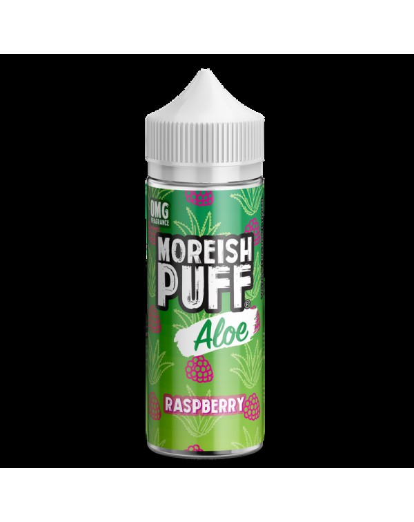 Moreish Puff Aloe Raspberry 0mg 100ml Short Fill E...