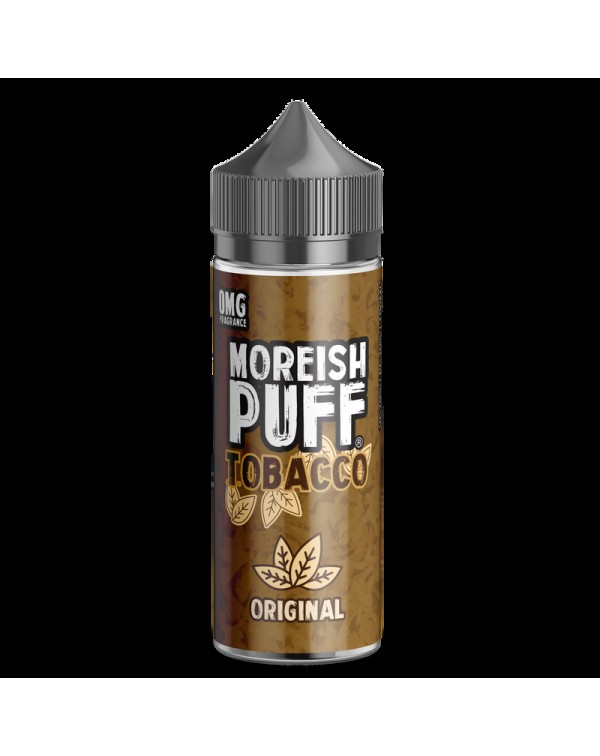 Moreish Puff Tobacco Original 0mg 100ml Short Fill...