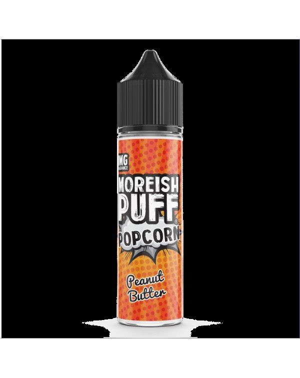 Moreish Puff Popcorn Peanut Butter 0mg 50ml Short ...