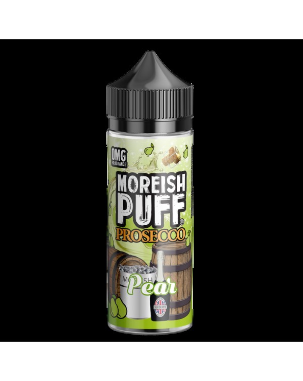 Moreish Puff Prosecco Pear 0mg 100ml Short Fill E-...