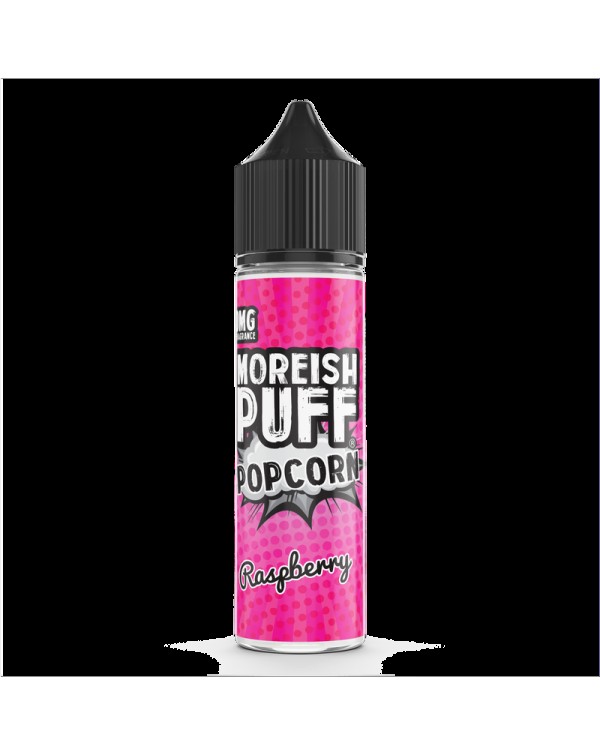 Moreish Puff Popcorn Raspberry 0mg 50ml Short Fill...