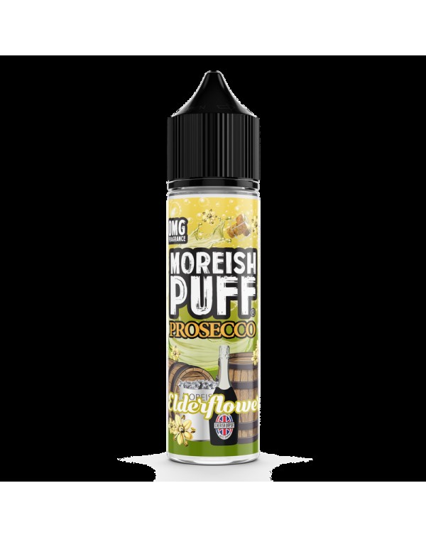 Moreish Puff Prosecco Elderflower 0mg 50ml Short F...