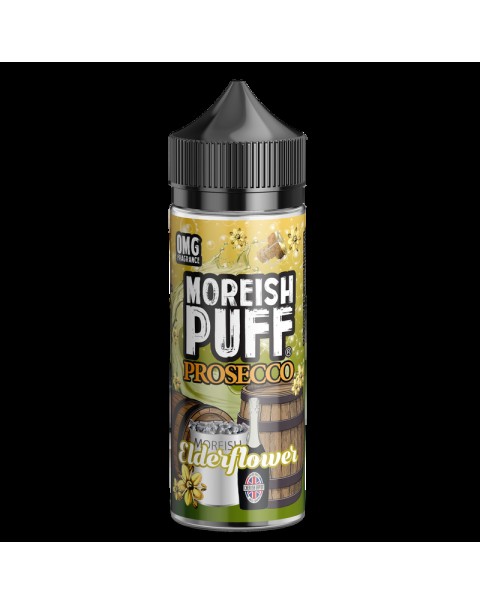 Moreish Puff Prosecco Elderflower 0mg 100ml Short Fill E-Liquid