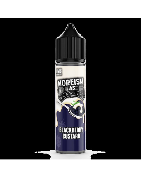 Moreish as Flawless Blackberry Custard 0mg 50ml Short Fill E-Liquid