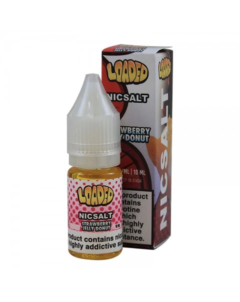 Loaded Nic Salt: Strawberry Jelly Donut 10ml