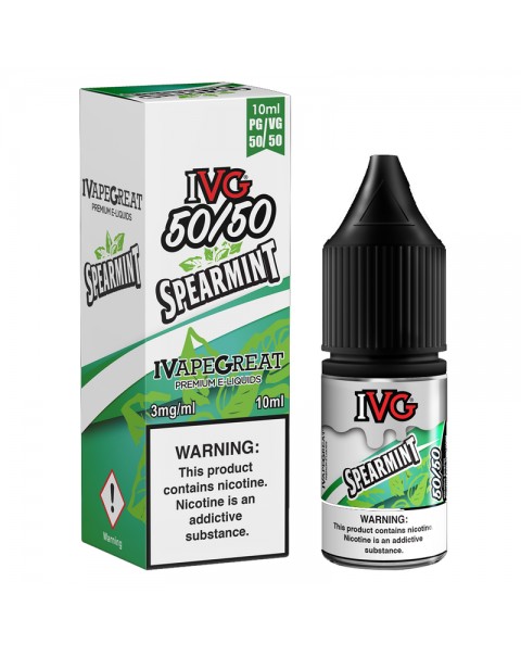 IVG 50:50: Spearmint E-Liquid - 10ml