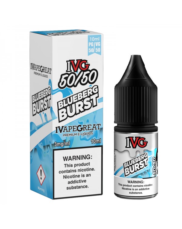 IVG 50:50: Bluberg E-Liquid 10ml