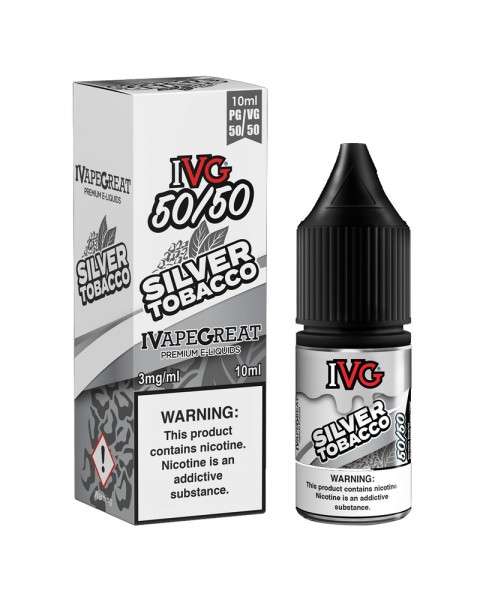 IVG 50:50: Silver E-Liquid - 10ml