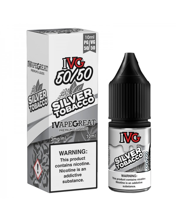 IVG 50:50: Silver E-Liquid - 10ml