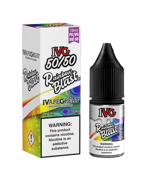 IVG 50:50: Rainbow Blast E-Liquid - 10ml