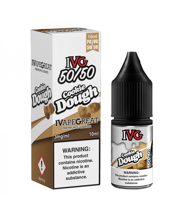 IVG 50:50: Cookie Dough E-Liquid 10ml