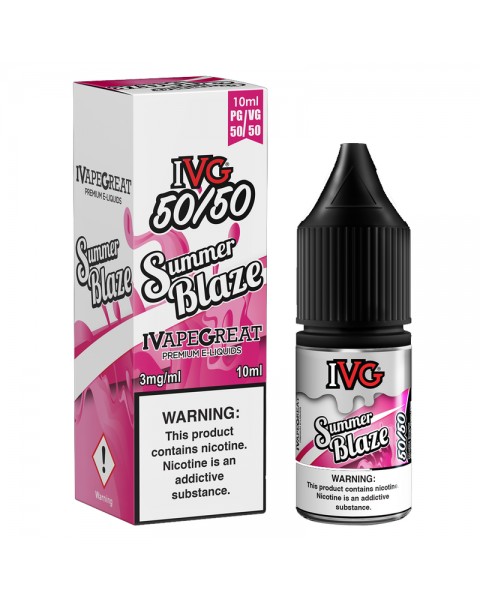 IVG 50:50: Summer Blaze E-Liquid - 10ml