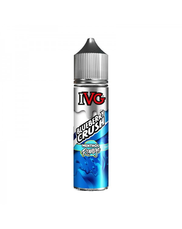 IVG Menthol: Blueberry Crush 50ml Short Fill