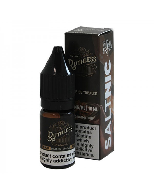 Ruthless Salt Nic: Dulce De Tobacco 10ml