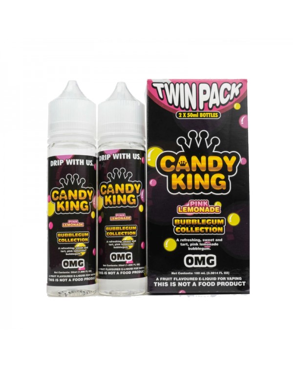 Candy King Twin Pack Bubblegum 50ml Short Fills