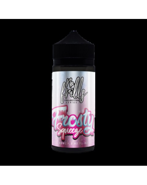 No Frills Frosty Squeeze: Raspberry Cooler 80ml Short Fill