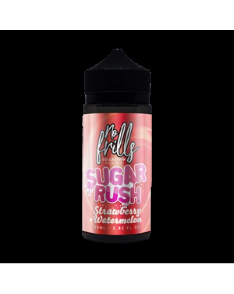 No Frills Sugar Rush: Strawberry & Watermelon 80ml Short Fill