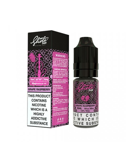 Nasty Juice Shisha Salt: Grape Raspberry E-Liquid 10ml