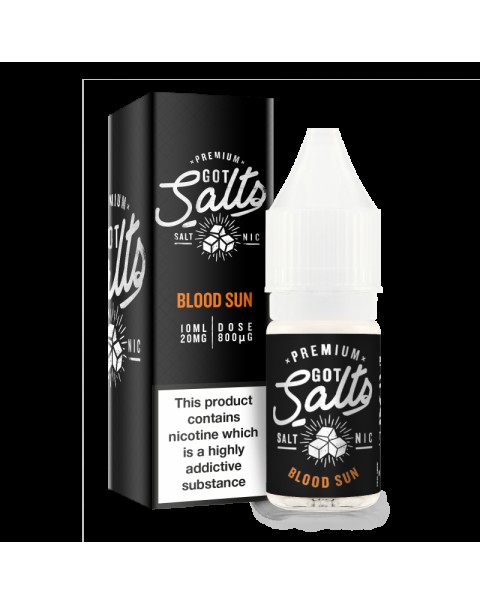 Got Salts: Blood Sun E-Liquid 10ml 10mg