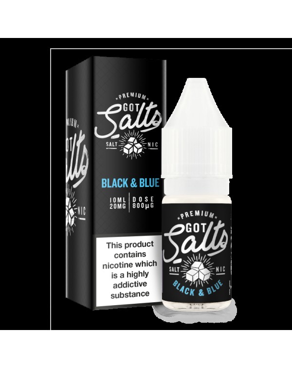 Got Salts: Black & Blue E-Liquid 10ml 10mg