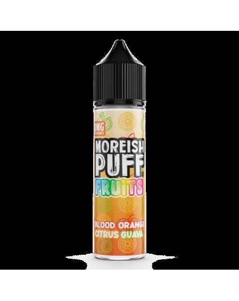 Moreish Puff Fruits Blood Orange Citrus Guava 0mg 50ml Short Fill E-Liquid