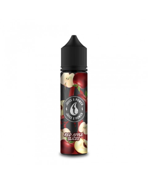 Juice N Power Red Apple Slices E-Liquid 50ml Short Fill