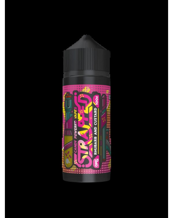 Strapped Rhubarb & Custard E-Liquid 100ml Shor...