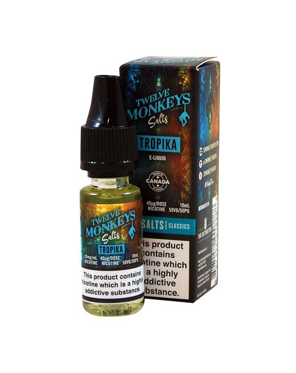 12 Monkeys Tropika Nic Salt 20mg 10ml