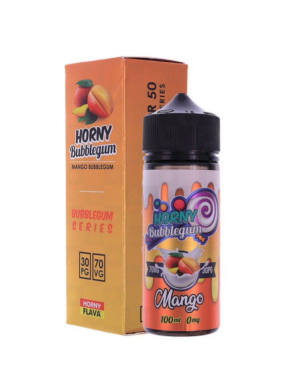 Horny Flava Mango Bubblegum E-Liquid 100ml Short F...