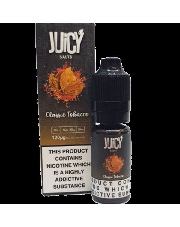 Juicy Salts Classic Tobacco Nic Salt 20mg 10ml