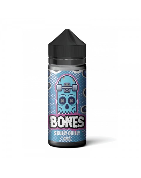 Wick Liquor Bones - Skully Chilly E-Liquid 100ml Short Fill