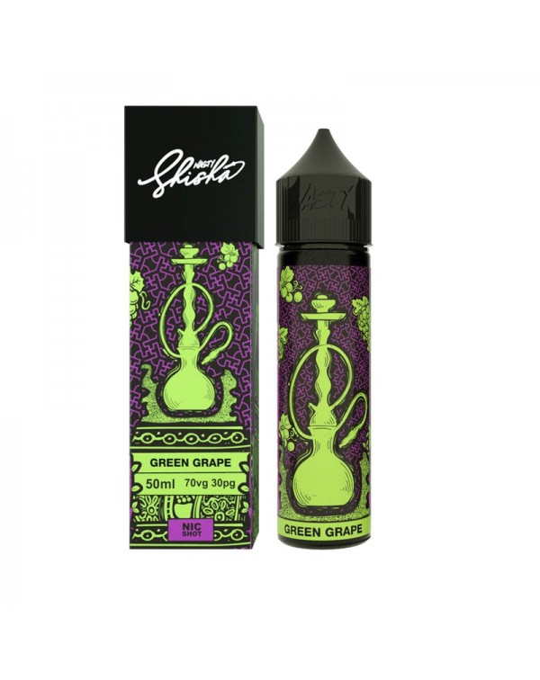 Nasty Juice Nasty Shisha: Green Grape 50ml Short F...