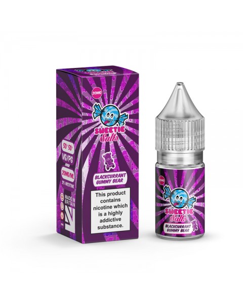 Liquavape Slushie Sweetie Salts: Blackcurrant Gummy Bear 10ml