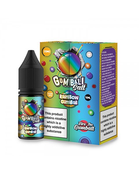 Liquavape Slushie Gumball Salts: Rainbow 10ml 20mg