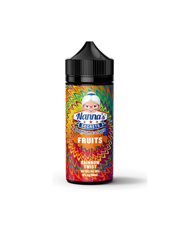 Nanna's Secret Fruits: Rainbow Twist 100ml Sho...