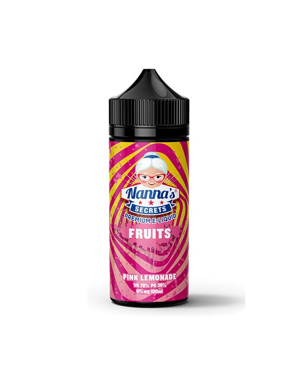 Nanna's Secret Fruits: Pink Lemonade 100ml Sho...