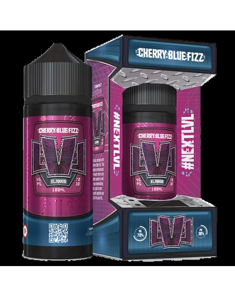 LVL Cherry Blue Fizz E-Liquid 100ml Short Fill