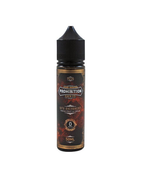 Prohibition Juice Co 18th Amendment E-Liquid 50ml Short Fill