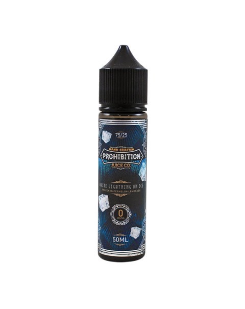 Prohibition Juice Co White Lightning On Ice E-Liquid 50ml Short Fill