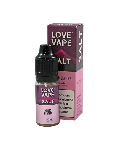 Love Vape Mixed Berries Nic Salt 10ml